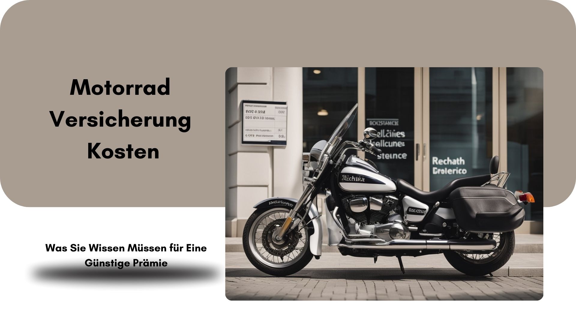 Du betrachtest gerade Motorrad Versicherung Kosten: Was Sie Wissen Müssen für Eine Günstige Prämie