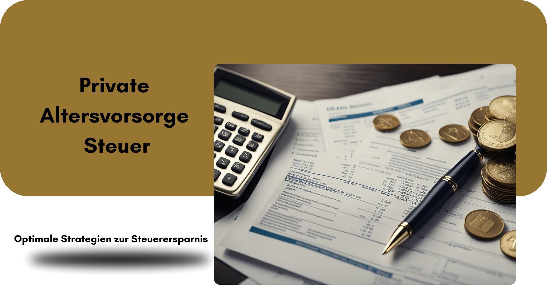 Du betrachtest gerade Private Altersvorsorge Steuer: Optimale Strategien zur Steuerersparnis