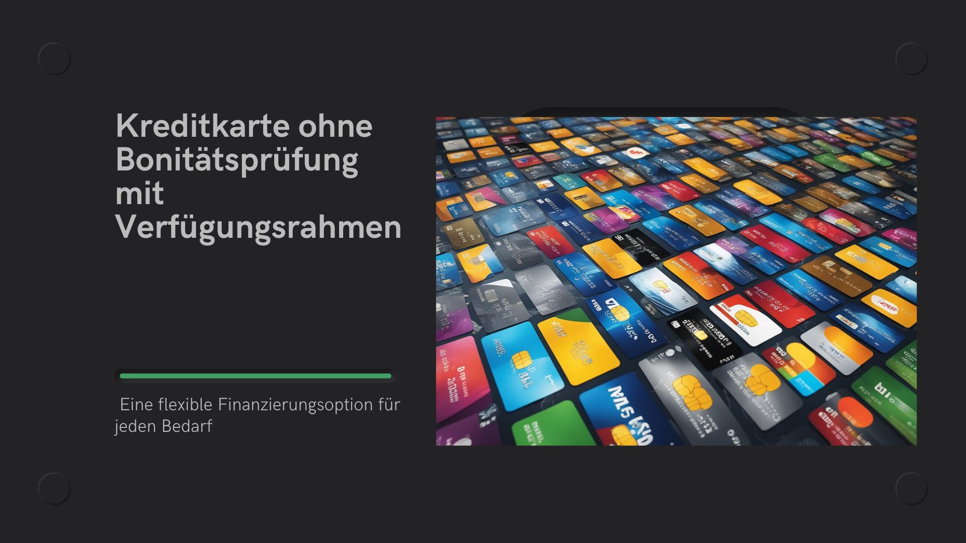 Mehr über den Artikel erfahren Kreditkarte ohne Bonitätsprüfung mit Verfügungsrahmen: Eine flexible Finanzierungsoption für jeden Bedarf